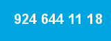 924 644 11 18